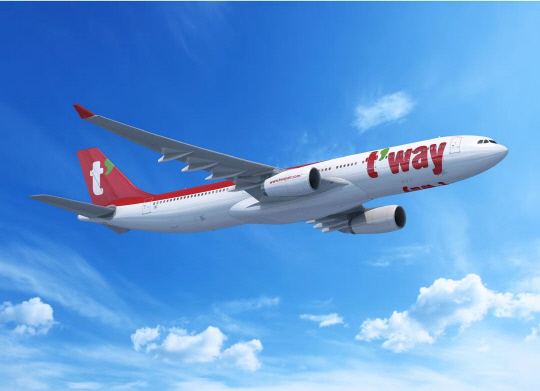 티웨이항공 항공기. 티웨이항공 제공